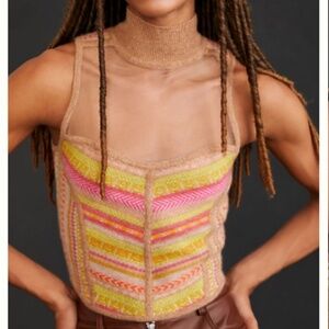 Worn 1x Anthropologie Cashmere Sweater Tank XS Perfect for the Holidays!
